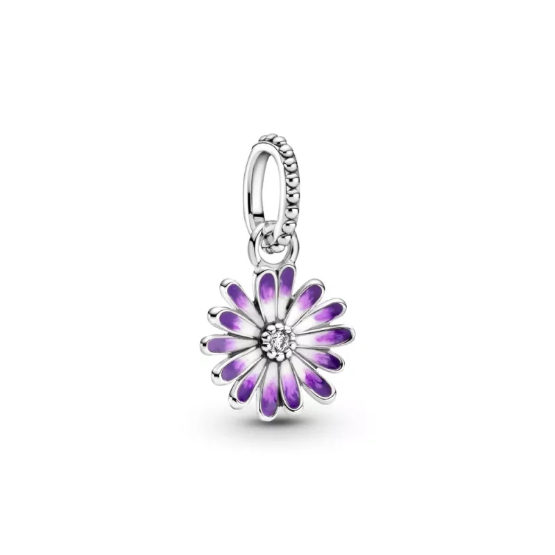 (afbeelding voor) PANDORA Purper Madeliefje Hangende Bedel - 798771C01