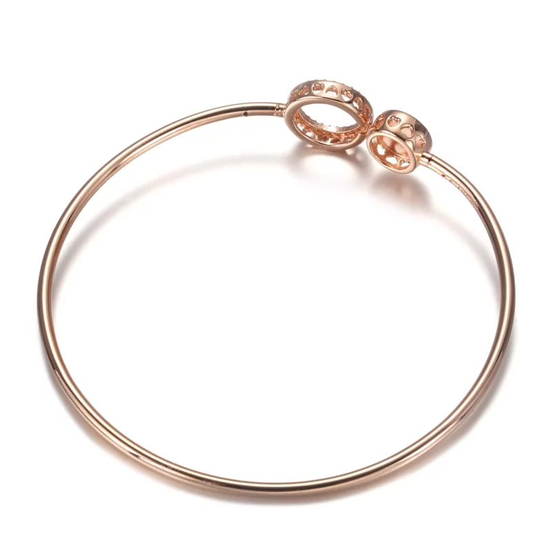 (afbeelding voor) PANDORA Roze Werveling Bangle - 589287C01 - Bekijken 3