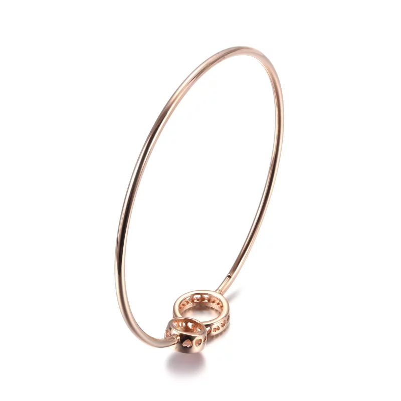 (afbeelding voor) PANDORA Roze Werveling Bangle - 589287C01 - Bekijken 5