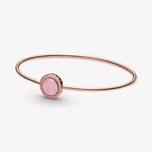 (afbeelding voor) PANDORA Roze Werveling Bangle - 589287C01