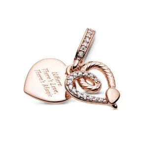 (afbeelding voor) PANDORA Slang & Hart Hangende Bedel - 789086C01