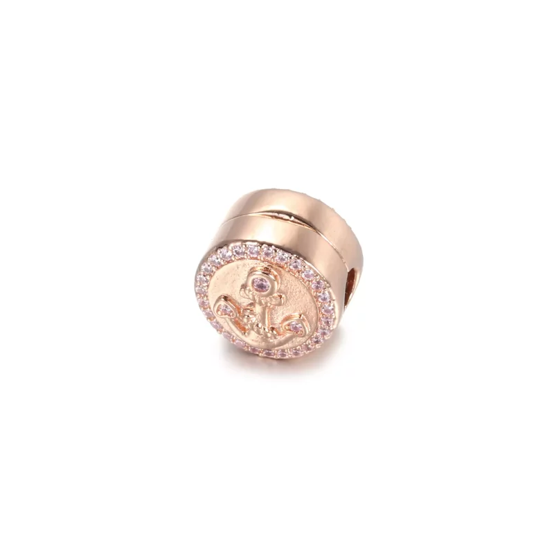 (afbeelding voor) PANDORA Sprankelend roze anker Clip Bedel - 789019C01 - Bekijken 2