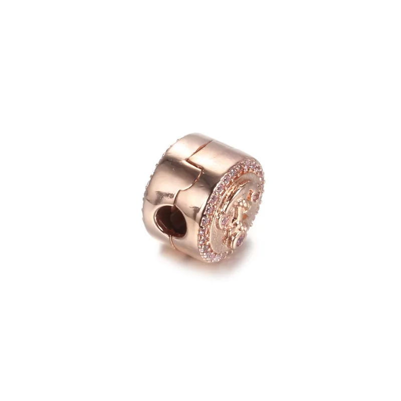 (afbeelding voor) PANDORA Sprankelend roze anker Clip Bedel - 789019C01 - Bekijken 5