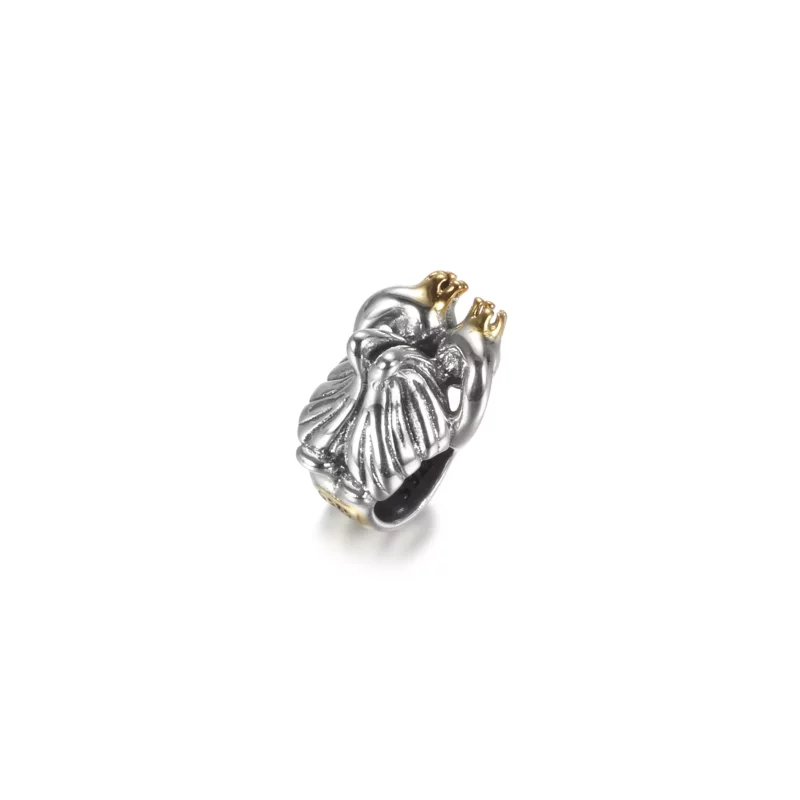 (afbeelding voor) PANDORA Two-tone Swans & Heart Bedel - Bekijken 3