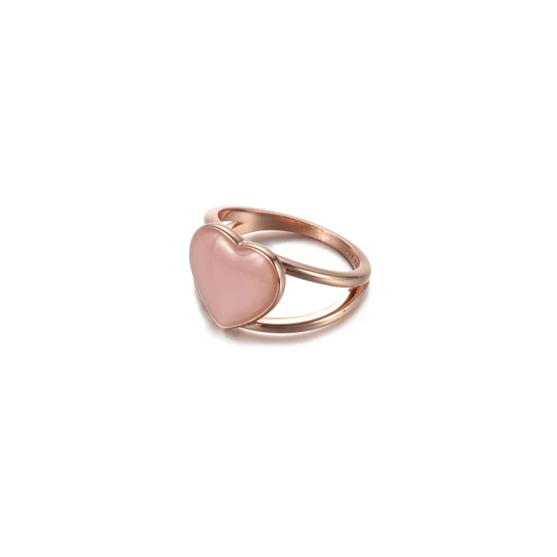 (afbeelding voor) Pink Swirl Heart Statement Ring 189263c01 - Bekijken 2