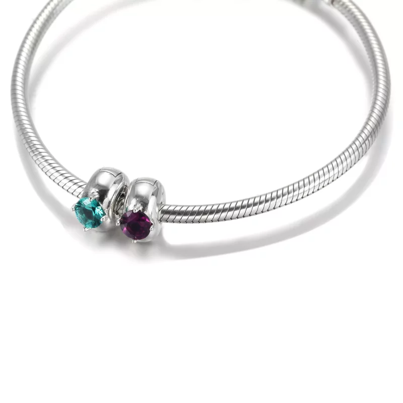 (afbeelding voor) Purple Round Solitaire Clip Bedel 799204c02 - Bekijken 8