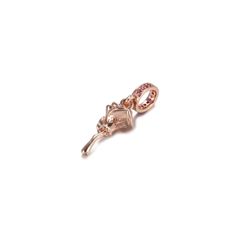 (afbeelding voor) Rose Flower Hangende Bedel 789312c01 - Bekijken 3