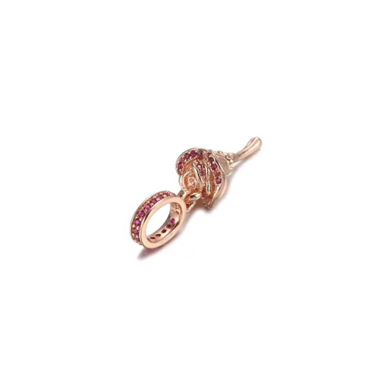 (afbeelding voor) Rose Flower Hangende Bedel 789312c01 - Bekijken 4