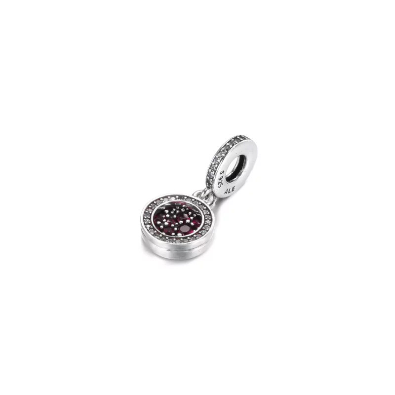 (afbeelding voor) Sparkling Red Disc Double Hangende Bedel 799186c03 - Bekijken 4