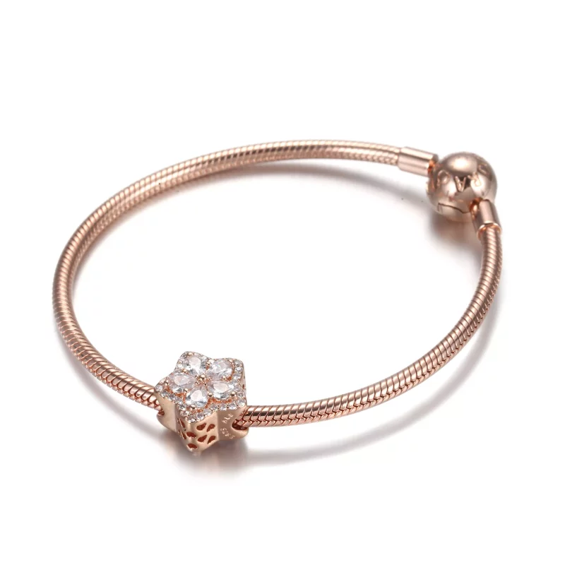 (afbeelding voor) Sparkling Snowflake Pavé Bedel 789224c01 - Bekijken 5