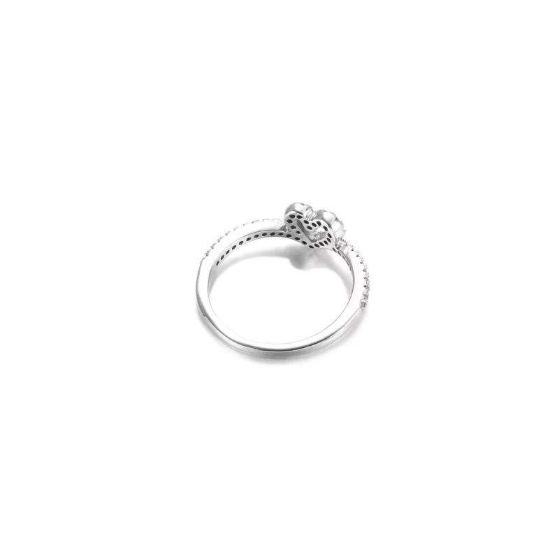 (afbeelding voor) Sprankelende Wishbone Heart Ring 199302c01 - Bekijken 4
