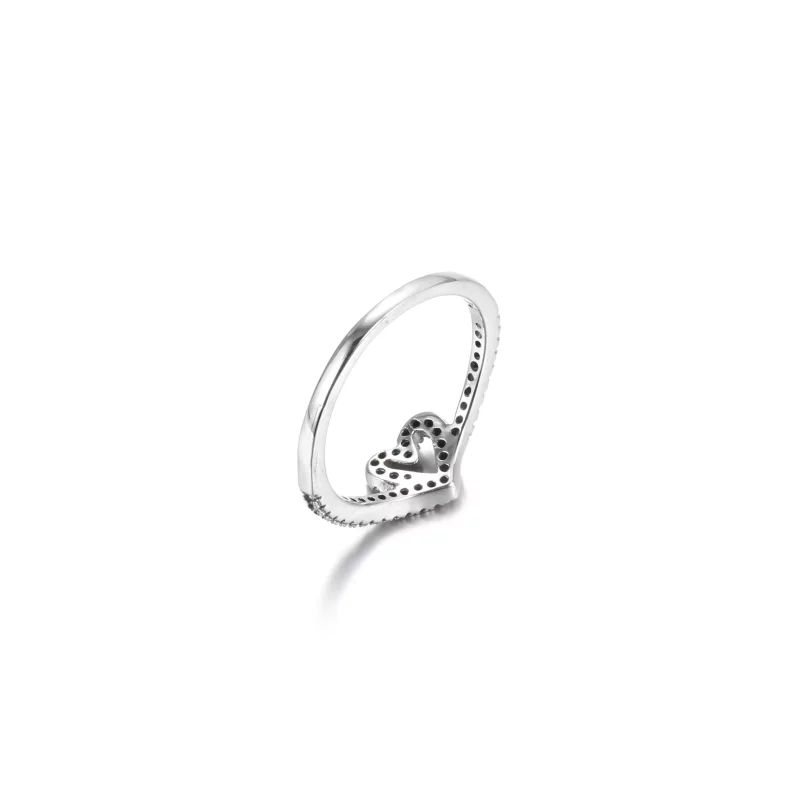 (afbeelding voor) Sprankelende Wishbone Heart Ring 199302c01 - Bekijken 5