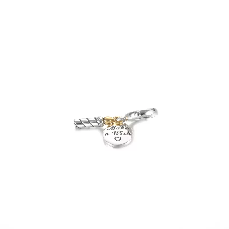 (afbeelding voor) PANDORA Two-tone Birthday Candle Hangende Bedel - 799328C00 - Bekijken 4