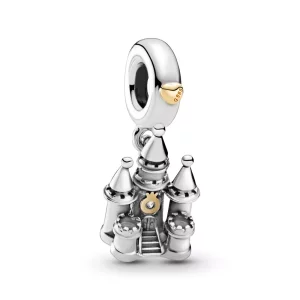(afbeelding voor) PANDORA Two-tone Castle Hangende Bedel - 799337C00