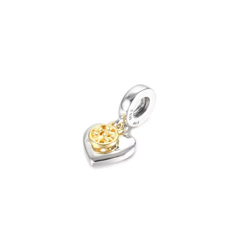 (afbeelding voor) PANDORA Two-tone Family Tree & Heart Hangende Bedel - 799366C00 - Bekijken 3