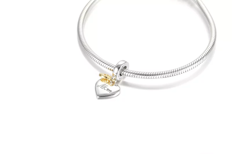 (afbeelding voor) PANDORA Two-tone Family Tree & Heart Hangende Bedel - 799366C00 - Bekijken 5