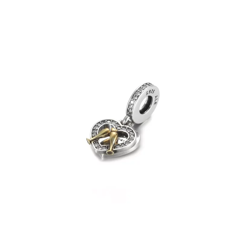 (afbeelding voor) PANDORA Two-tone Happy Anniversary Hangende Bedel - 799322C01 - Bekijken 3