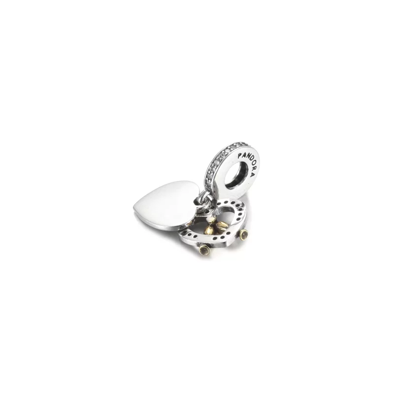 (afbeelding voor) PANDORA Two-tone Happy Anniversary Hangende Bedel - 799322C01 - Bekijken 4