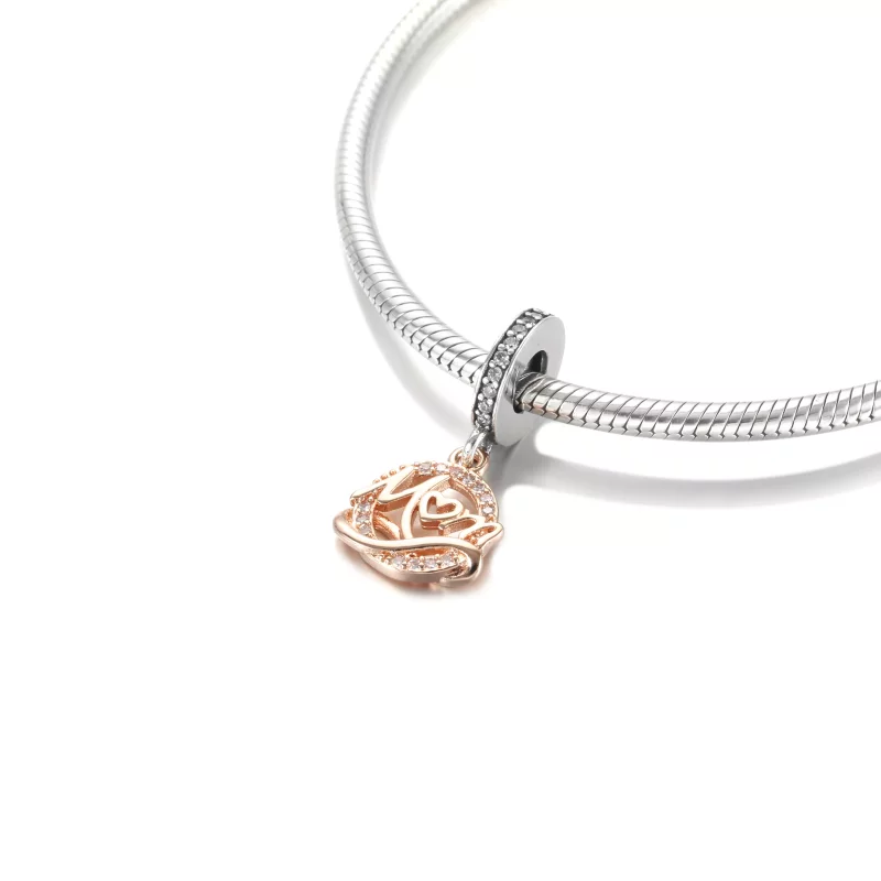(afbeelding voor) Two tone Mum Hangende Bedel 789374c01 - Bekijken 5