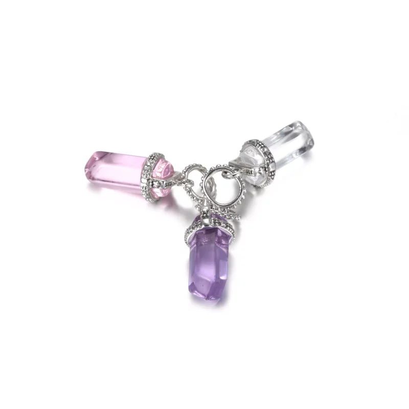 (afbeelding voor) PANDORA White Amulet Pendant - 399185C03 - Bekijken 3