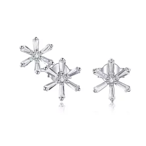 (afbeelding voor) PANDORA Elegante sneeuwvlokken Oorknopjes - BSE425