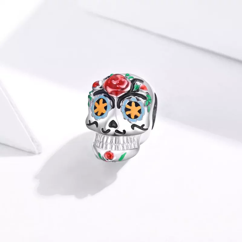 (afbeelding voor) PANDORA Halloween Schedel Bedel - BSC326 - Bekijken 2