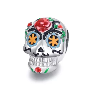 (afbeelding voor) PANDORA Halloween Schedel Bedel - BSC326