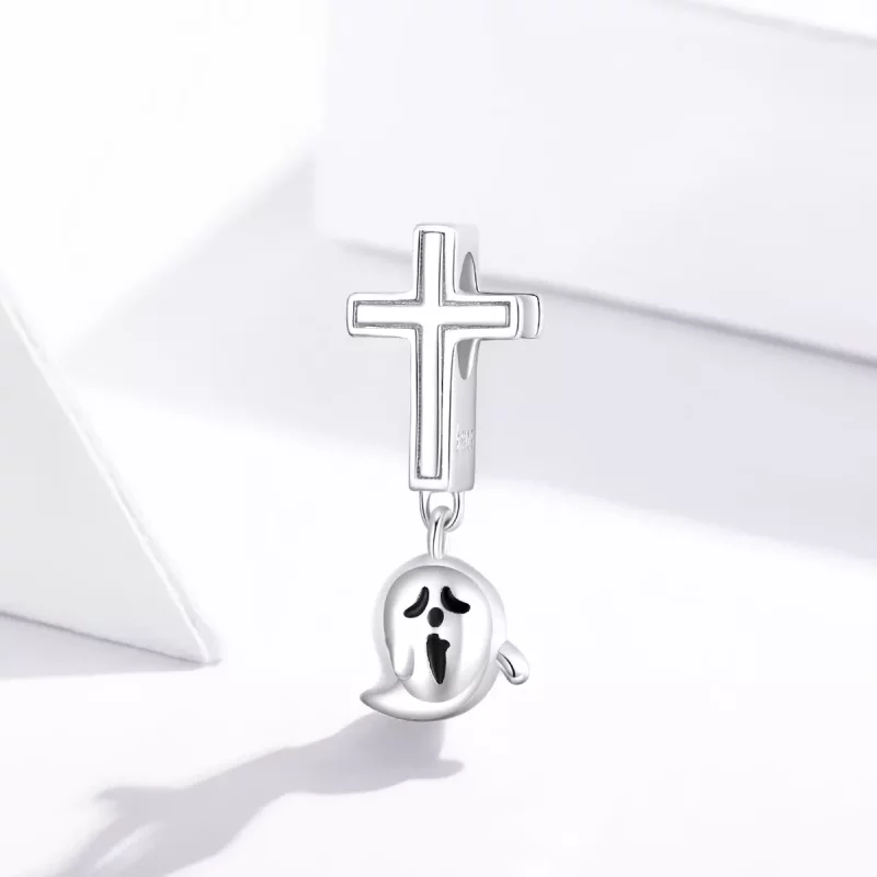 (afbeelding voor) PANDORA Halloween Spook Bedel - BSC328 - Bekijken 2