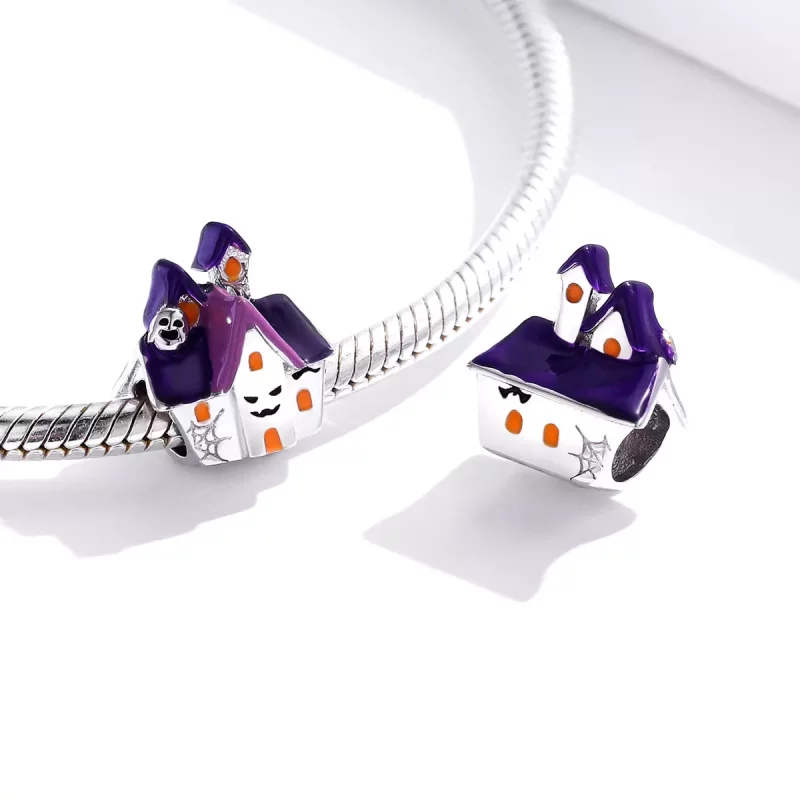 (afbeelding voor) PANDORA Halloween spookhuis Bedel - BSC324 - Bekijken 4