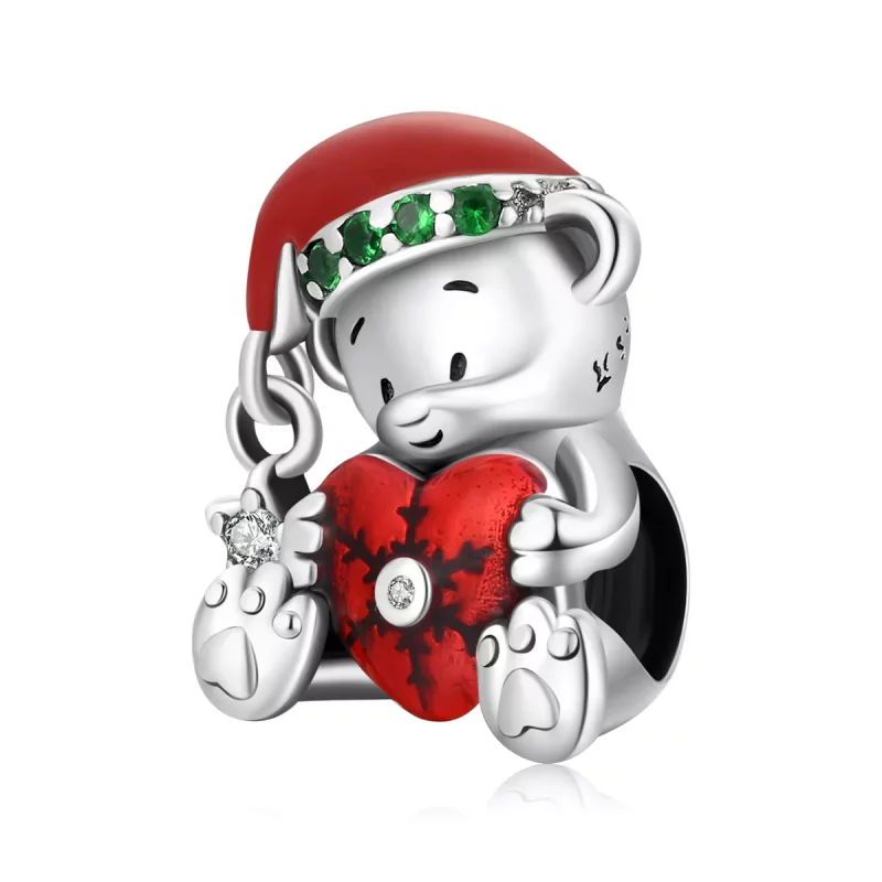 (afbeelding voor) PANDORA Kerstbeer Bedel - SCC2035