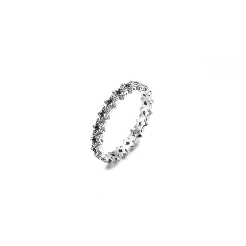 (afbeelding voor) PANDORA Band van Asymmetrische Sterren Ring - 190029C00 - Bekijken 3