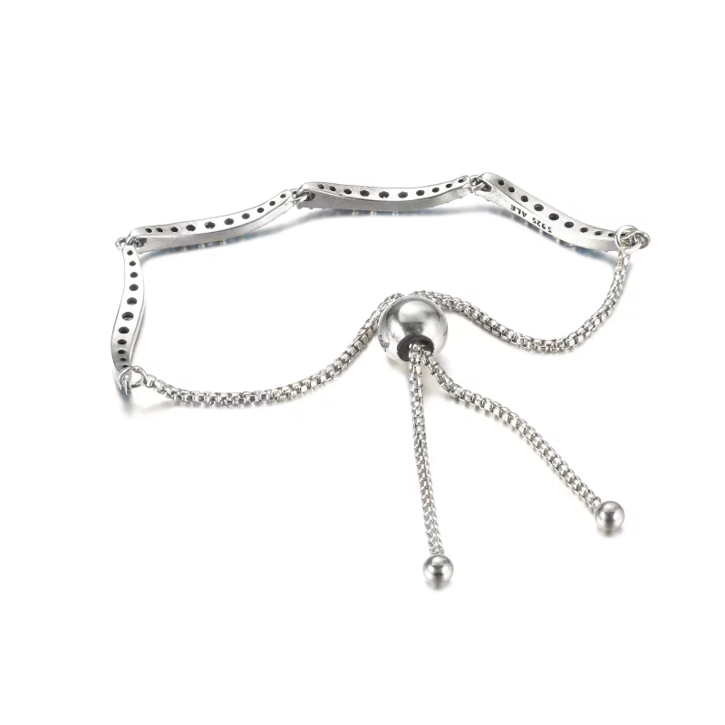 (afbeelding voor) PANDORA Blauwe Golf Schuifarmband - 599436C01 - Bekijken 5