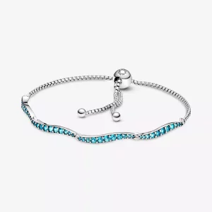 (afbeelding voor) PANDORA Blauwe Golf Schuifarmband - 599436C01