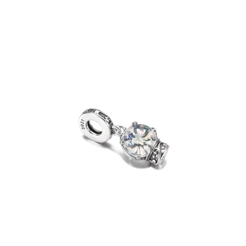 (afbeelding voor) PANDORA Disney Belle en het Beest Betoverde Roos Hangende Bedel - 790024C01 - Bekijken 3