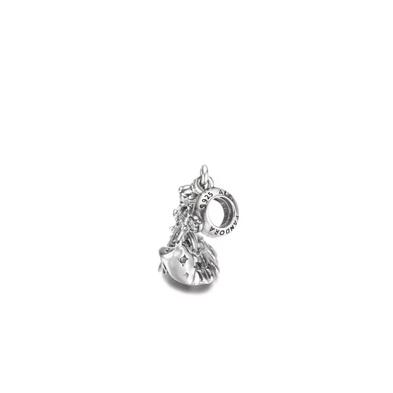 (afbeelding voor) PANDORA Disney Belle en het Beest Dansende Belle Hangende Bedel - 790014C01 - Bekijken 5
