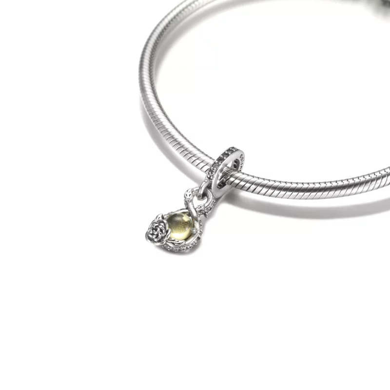 (afbeelding voor) PANDORA Disney Belle Oneindigheid & Roos Hanger - 399525C01 - Bekijken 5