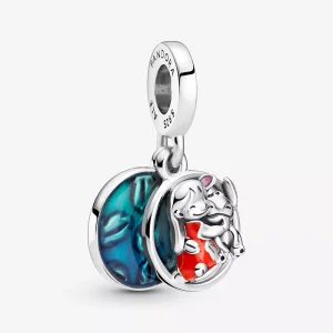 (afbeelding voor) PANDORA Disney Lilo & Stitch Family Dangle Charm - 799383C01