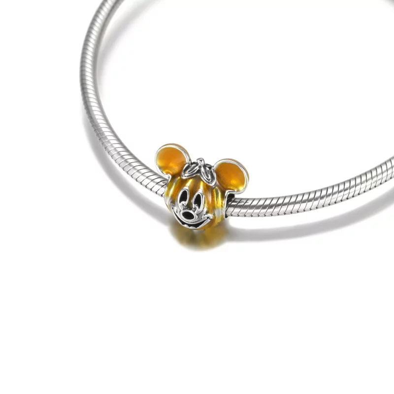 (afbeelding voor) PANDORA Disney Mickey Mouse Pompoen Bedel - 799599C01 - Bekijken 5