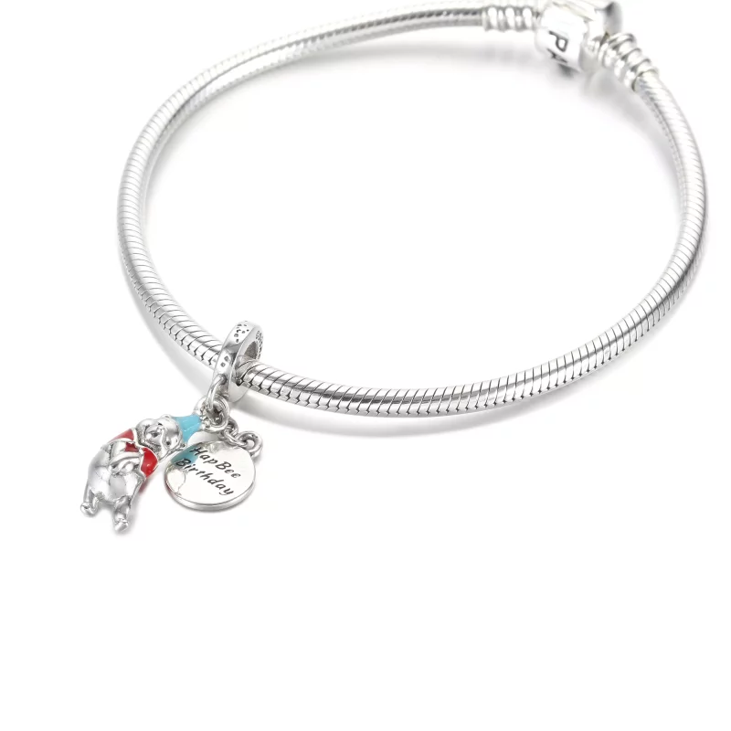 (afbeelding voor) PANDORA Disney Winnie the Pooh Birthday Dangle Charm - 799385C01 - Bekijken 5