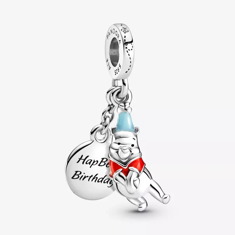 (afbeelding voor) PANDORA Disney Winnie the Pooh Birthday Dangle Charm - 799385C01