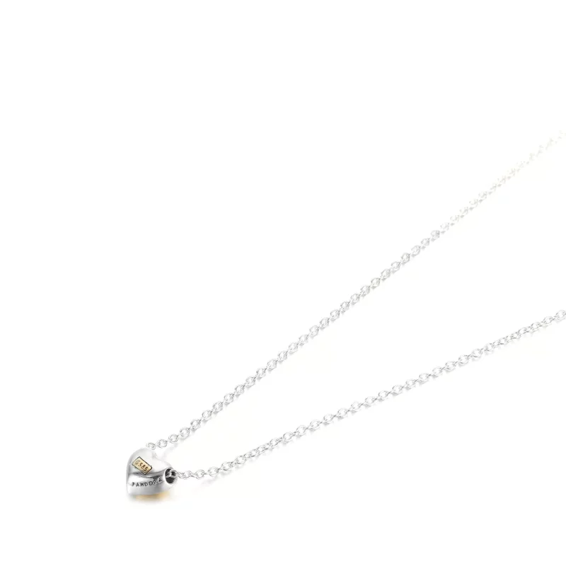 (afbeelding voor) PANDORA Domed Golden Heart Collier Necklace - 399399C00 - Bekijken 3