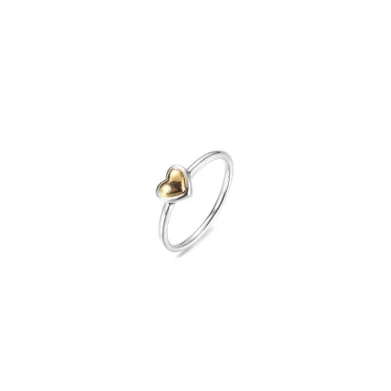 (afbeelding voor) PANDORA Domed Golden Heart Ring - 199396C00 - Bekijken 3