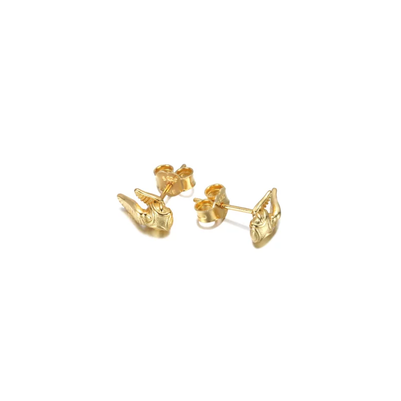 (afbeelding voor) PANDORA Harry Potter, Gouden Snaai Oorknopjes - 260025C00 - Bekijken 3