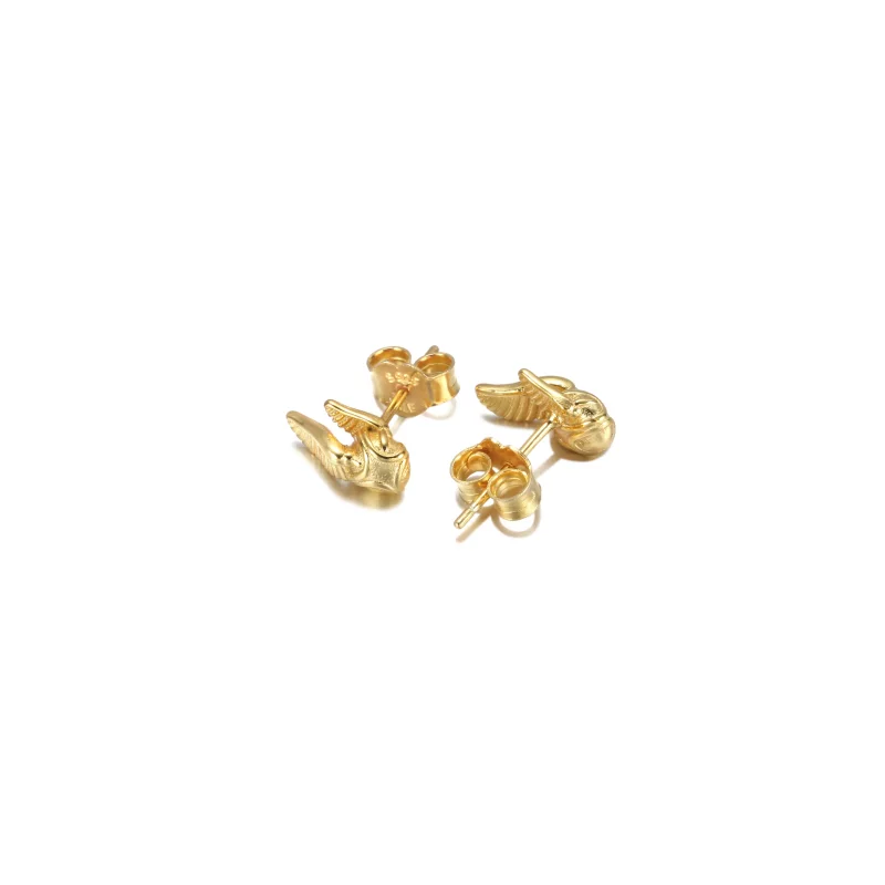 (afbeelding voor) PANDORA Harry Potter, Gouden Snaai Oorknopjes - 260025C00 - Bekijken 4