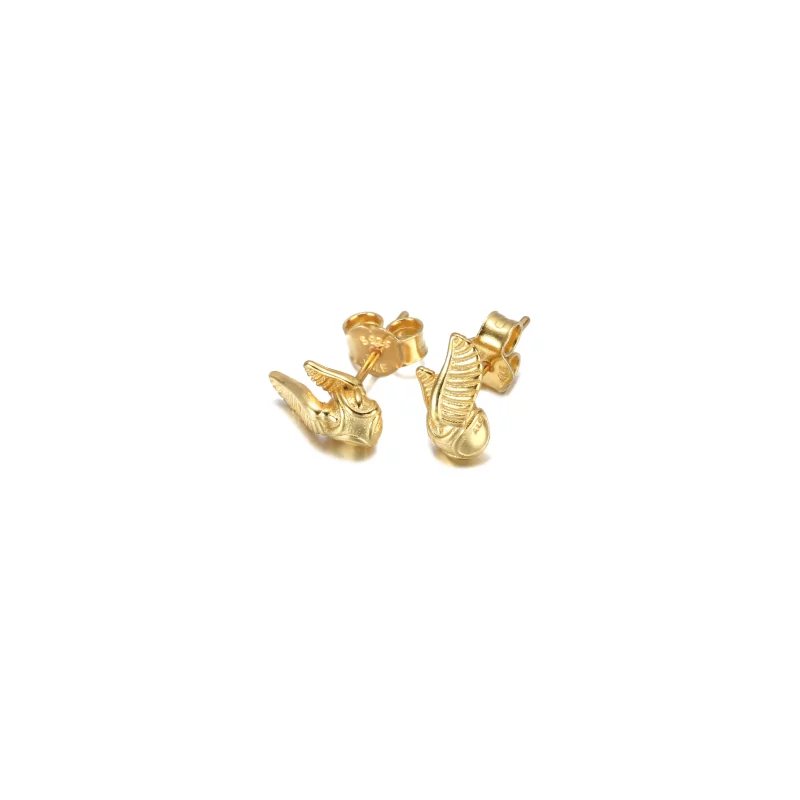 (afbeelding voor) PANDORA Harry Potter, Gouden Snaai Oorknopjes - 260025C00 - Bekijken 5