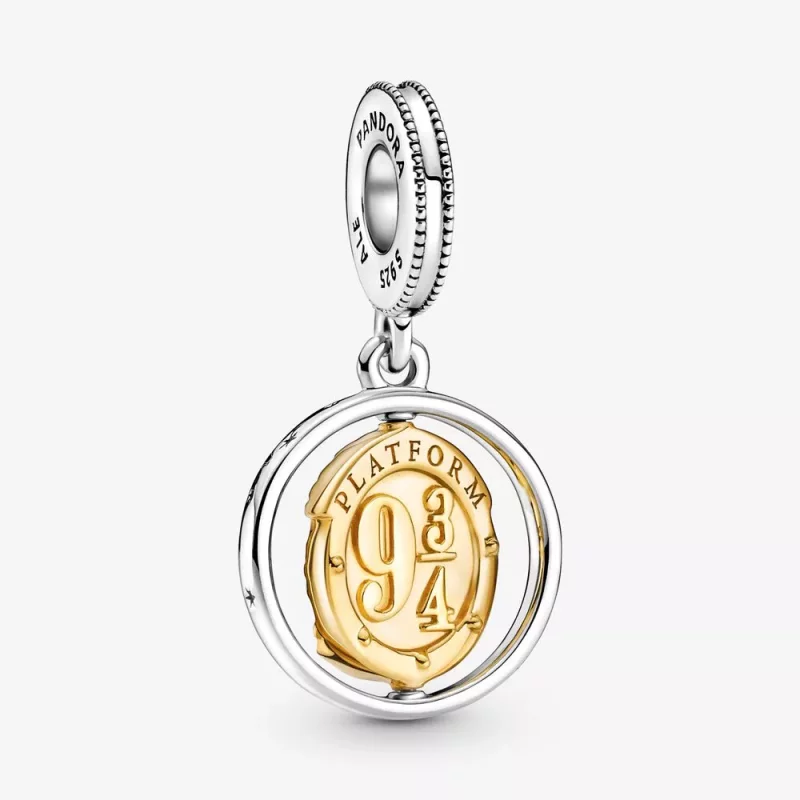 (afbeelding voor) PANDORA Harry Potter, Hedwig Ronddraaiende Hangende Bedel - 760035C00
