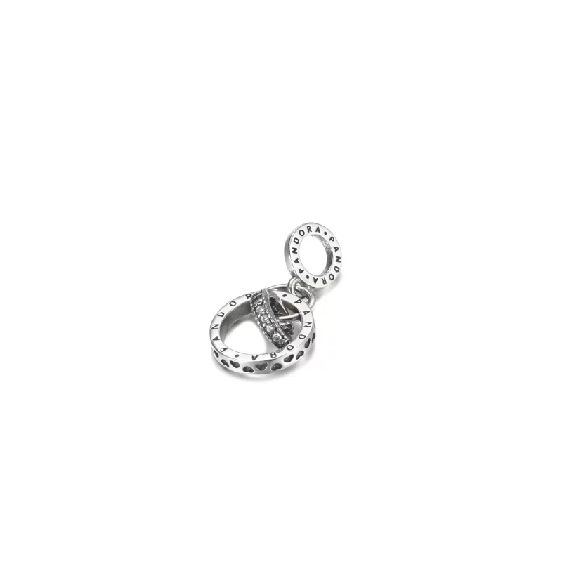 (afbeelding voor) Pandora Logo Cirkels Hangende Bedel - 799490C01 - Bekijken 2