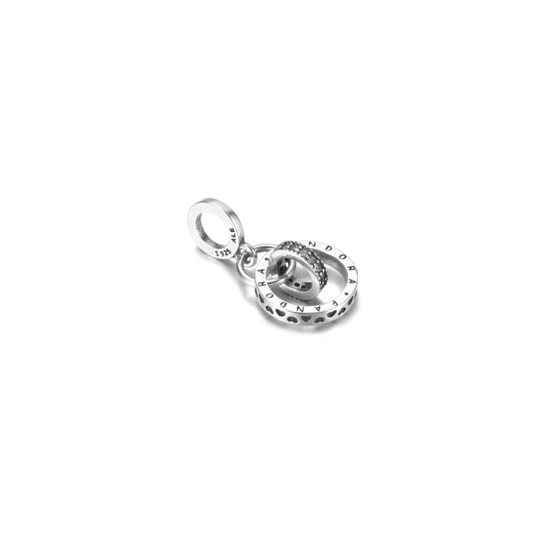 (afbeelding voor) Pandora Logo Cirkels Hangende Bedel - 799490C01 - Bekijken 3