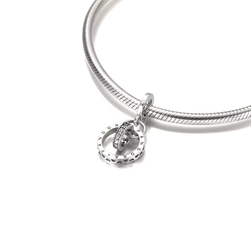 (afbeelding voor) Pandora Logo Cirkels Hangende Bedel - 799490C01 - Bekijken 5