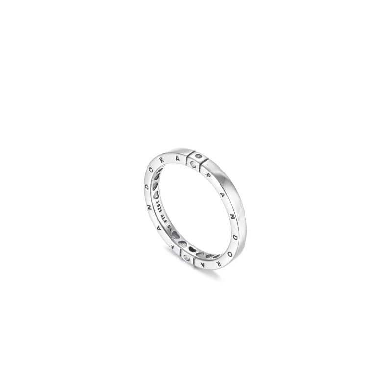 (afbeelding voor) PANDORA Logo & Harten Ring - 199482C01 - Bekijken 4
